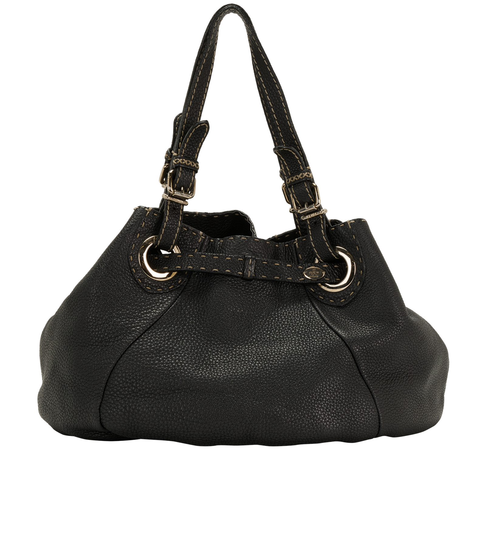 Selleria Pomodorino, &pound;295, Handbags, Black, Leather, Back view